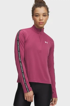Жіноча рожева спортивна кофта UA Tech WM Tape Half Zip Under Armour S 6005100-659