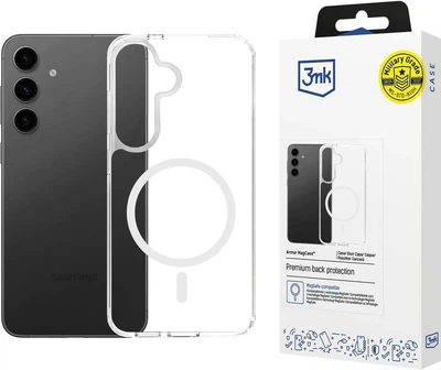 Панель 3MK Armor MagCase для Samsung Galaxy S24/S25 Transparent (5903108658621)
