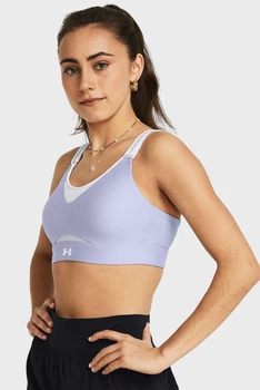 Жіночий бузковий топ UA Infinity High 2.0 Bra Under Armour XL A-C 1384112-539
