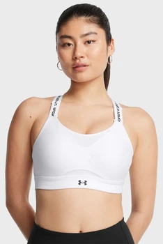 Жіночий білий топ UA Infinity High 2.0 Bra Under Armour M A-C 1384112-100