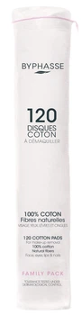 Диски для зняття макіяжу Byphasse Cotton Pads 120 шт