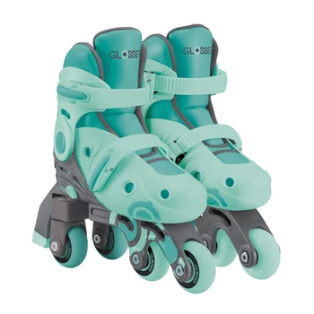 Дитячі роликові ковзани GLOBBER 2в1 м'ятно-зелені р.26-29, до 20кг