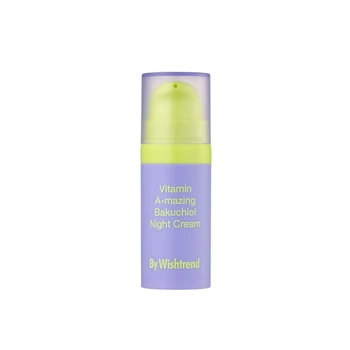 Нічний крем з ретинолом та бакучіолом By Wishtrend Vitamin A-mazing Bakuchiol Night Cream 10 мл