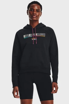 Жіноче чорне худі BHM Heavy Terry Hoodie Under Armour XS 1379038-001