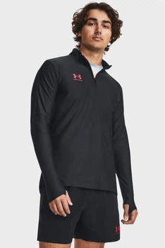 Чоловіча чорна спортивна кофта UA M's Ch. Pro 1/4 Zip Under Armour S 1382114-001
