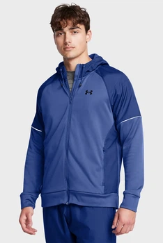 Чоловіче синє худі UA AF Storm FZ Hoodie Under Armour S 1373781-432