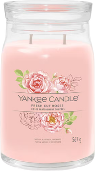 Świeca zapachowa Yankee Candle Signature Fresh Cut Roses 567 g (5038581143606)