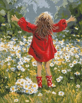 Алмазная мозаика Ромашки для сердца ©art_selena_ua 40x50 AMO20200 Идейка