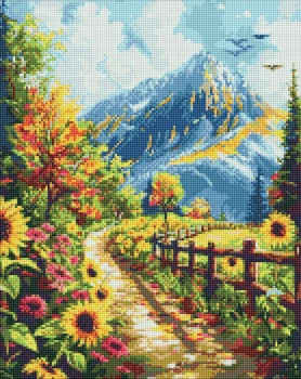 Алмазная мозаика Дом под горой ©art_selena_ua 40x50 AMO20244 Идейка