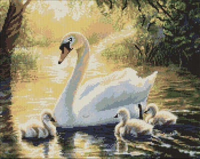 Алмазная мозаика Вечерний заплыв ©art_selena_ua 40x50 AMO20111 Идейка