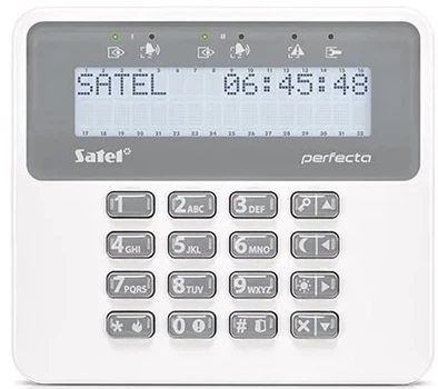 Беспроводная клавиатура Satel PRF-LCD-WRL White (5905033332270)