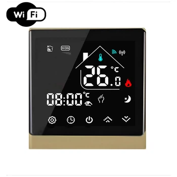 Терморегулятор програмований Castle AC8400H Wi-Fi Золотий