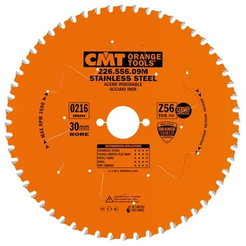 Диск пильний по нержавіючій сталі CMT 216x30x56T (226.556.09M)