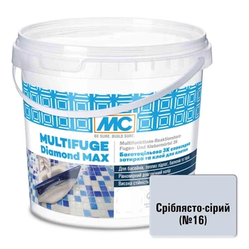 Епоксидна фуга для швів Multifuge Diamond Max/16 Сріблясто-сірий, MC-Bauchemie (1,5 кг)