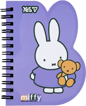 Блокнот Yes Miffy Teddy В7 60 листов в клетку (152220) (5056574470744)