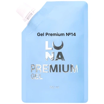 LUNA Gel Premium №14 Гель для нарощування, 100 мл (рефіл)
