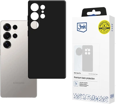 Панель 3MK Matt Case Pro для Samsung Galaxy S24 Ultra Black (5903108618625)