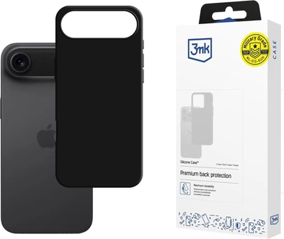 Панель 3MK Silicone Case для Apple iPhone Air Black (5903108664547)