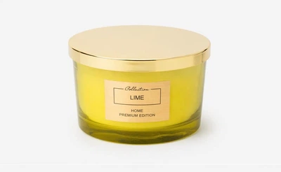 Ароматическая свеча Aromatherapy Home Pepco Premium Edition Lime (лайм) с крышкой 2026
