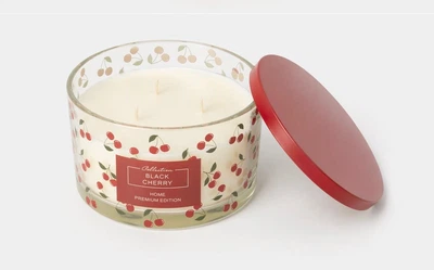 Ароматическая свеча Aromatherapy Home Pepco Premium Edition Black Cherry (вишня) с крышкой 2026