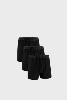 Чоловічі чорні труси (3 шт) UA LOUNGE TECH MESH BOXER-6 Under Armour XL 1390498-001