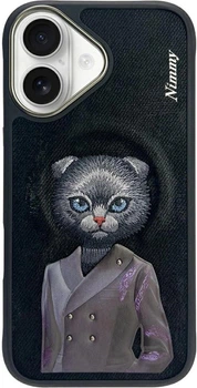 Панель Nimmy Magnetic fashion cute pet MagSafe для Apple iPhone 16 Black (6971080310409)