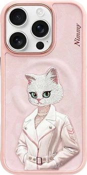 Панель Nimmy Magnetic fashion cute pet MagSafe для Apple iPhone 16 Pro Max Pink (6971080310478)