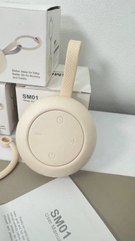 Портативний генератор білого шуму для сну з таймером і USB-C, sound machine для немовлят і дорослих