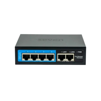 POE комутатор QPS204D POE+2FE 52W