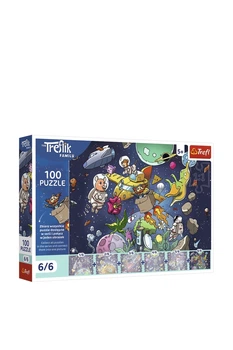 Пазли Trefl «The Treflik Family. Сонячна система — Трефлінка у космосі» на 100 елементів із серії Unlimited Fit Technology колір різнокольоровий Trefl ЦБ-00295293