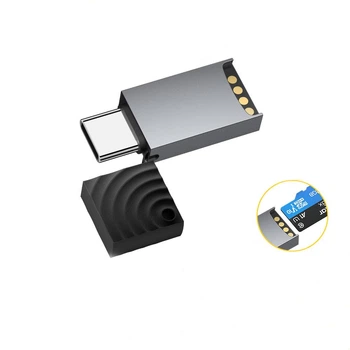 Кардрідер ESSAGER Card Reader Type-C 2-in-1 TF/Micro SD (EDKTF-QW0G-P)
