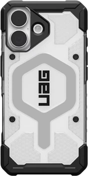 Чохол Urban Armor Gear Pathfinder Clear MagSafe для Apple iPhone 17 Ice/Silver (840283923395)