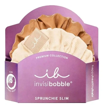 Резинка-браслет для волосся invisibobble SPRUNCHIE SLIM PREMIUM Crème De Caramel