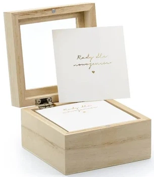 Księga gości PartyDeco Pudełko na porady 9,5 x 9,5 x 6 cm 100 szt (KG7) (5900779105089)