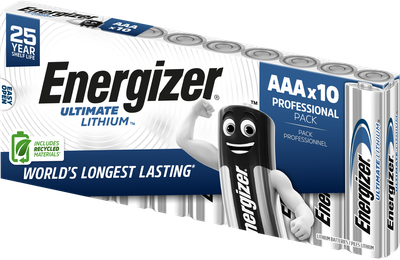 Батарейка ENERGIZER AAA Ultimate Lithium уп 10шт.