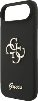 Панель Guess Silicone Big 4G Script для Apple iPhone Air Black (3666339522247)