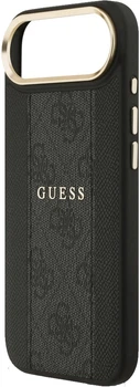 Панель Guess 4G Stripe MagSafe для Apple iPhone Air Black (3666339520328)