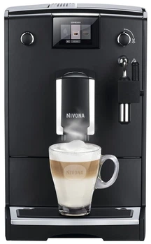 Кавомашина Nivona CafeRomatica 2.2л, зерно + мелена, ручний капучинатор, авторецептів - 5, чорний (00113254)