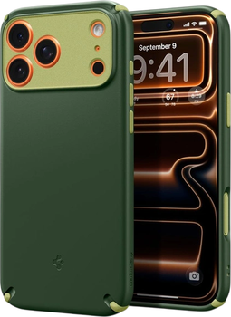 Панель Spigen Nano Pop Hybrid Mag MagSafe для Apple iPhone 17 Pro Green (8800337242829)
