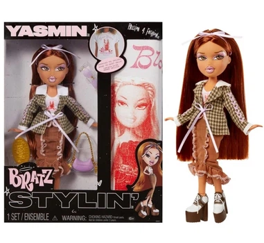 Лялька Братц Ясмін із футболкою Bratz Yasmin Stylin' with Customizable T-Shirt MGA 544876