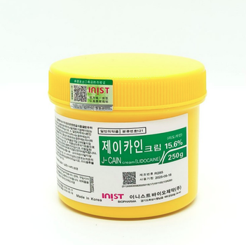 Первинна анестезія крем анестетик J-CAIN Lidocaine cream 15,6%, 250 г