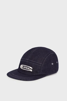 Чоловіча темно-синя джинсова кепка Flat Brim 5 G-Star PC D25379,E023