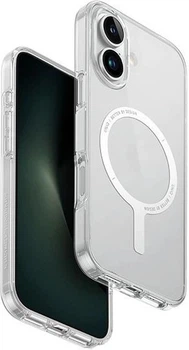 Etui plecki UNIQ Clario Magclick Charging with MagSafe do Apple iPhone 16 Transparent (8886463689509)