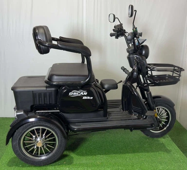 Электрический трицикл OSCAR TRIO-1 72V/20AH Графен/1200W Чорный