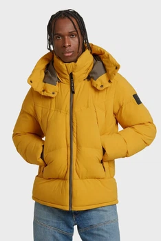 Чоловіча жовта куртка G- Whistler Padded Hooded Jacket 2.0 G-Star XL D25345,D518