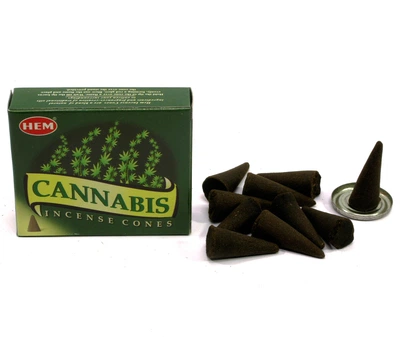 Арома-конусы - Cannabis Dhoop Cones, HEM (Конопля)