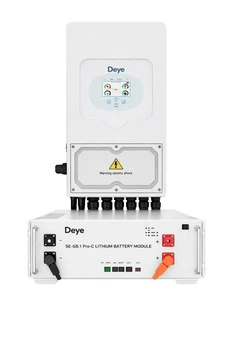 Система резервного живлення DEYE 6 кВт (інвертор SUN-6K + батарея SE-G5.1Pro-C 5.12 кВт·год)