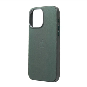 Чехол FineWoven для iPhone 15 Pro Max 4 - Evergreen, с MagSafe
