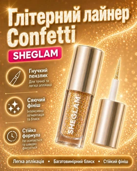 Глітерний лайнер для очей SHEGLAM Insta-Party - Confetti