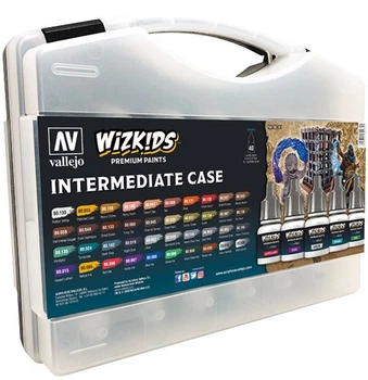 Zestaw farb akrylowych Vallejo 80.261 Wizkids Intermediate Case 40 szt x 8 ml (8429551802611)